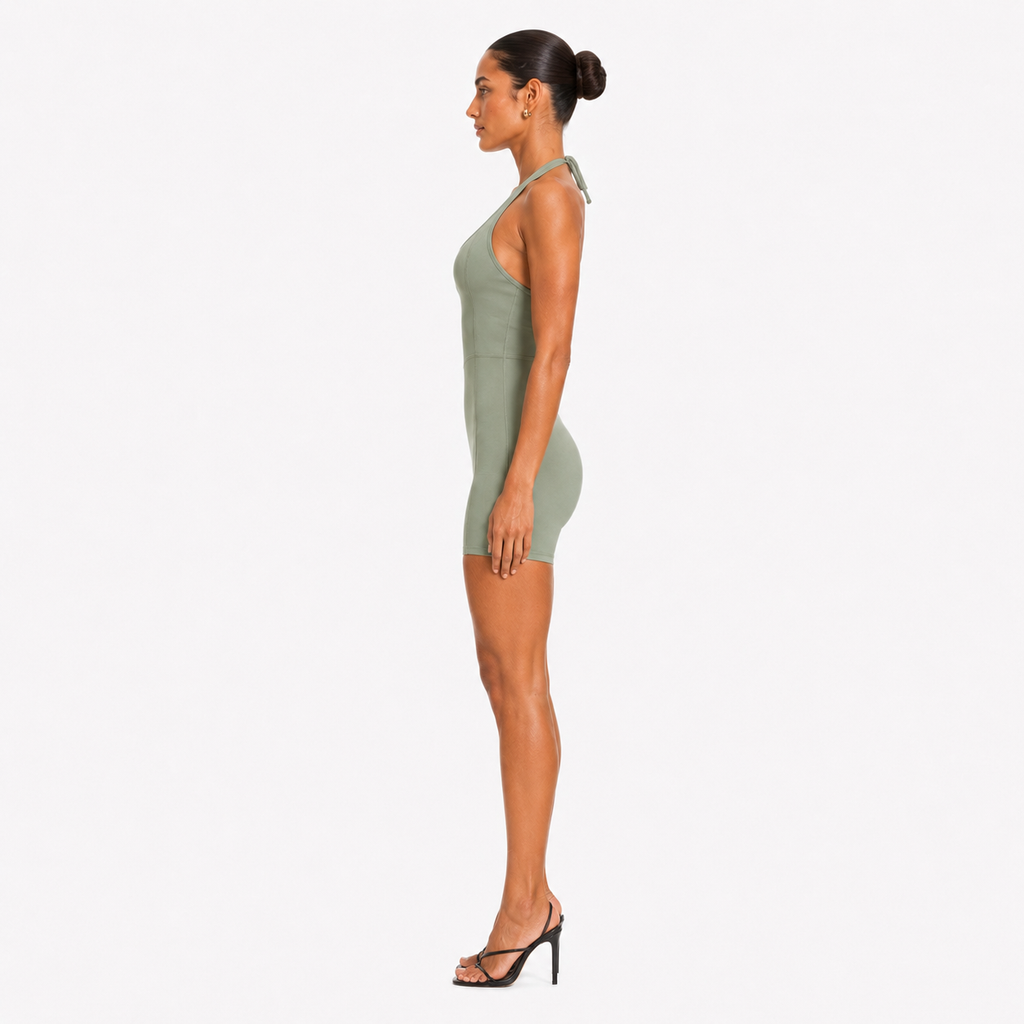 Combi-short Gainante Avec Coques intégrées - Vert