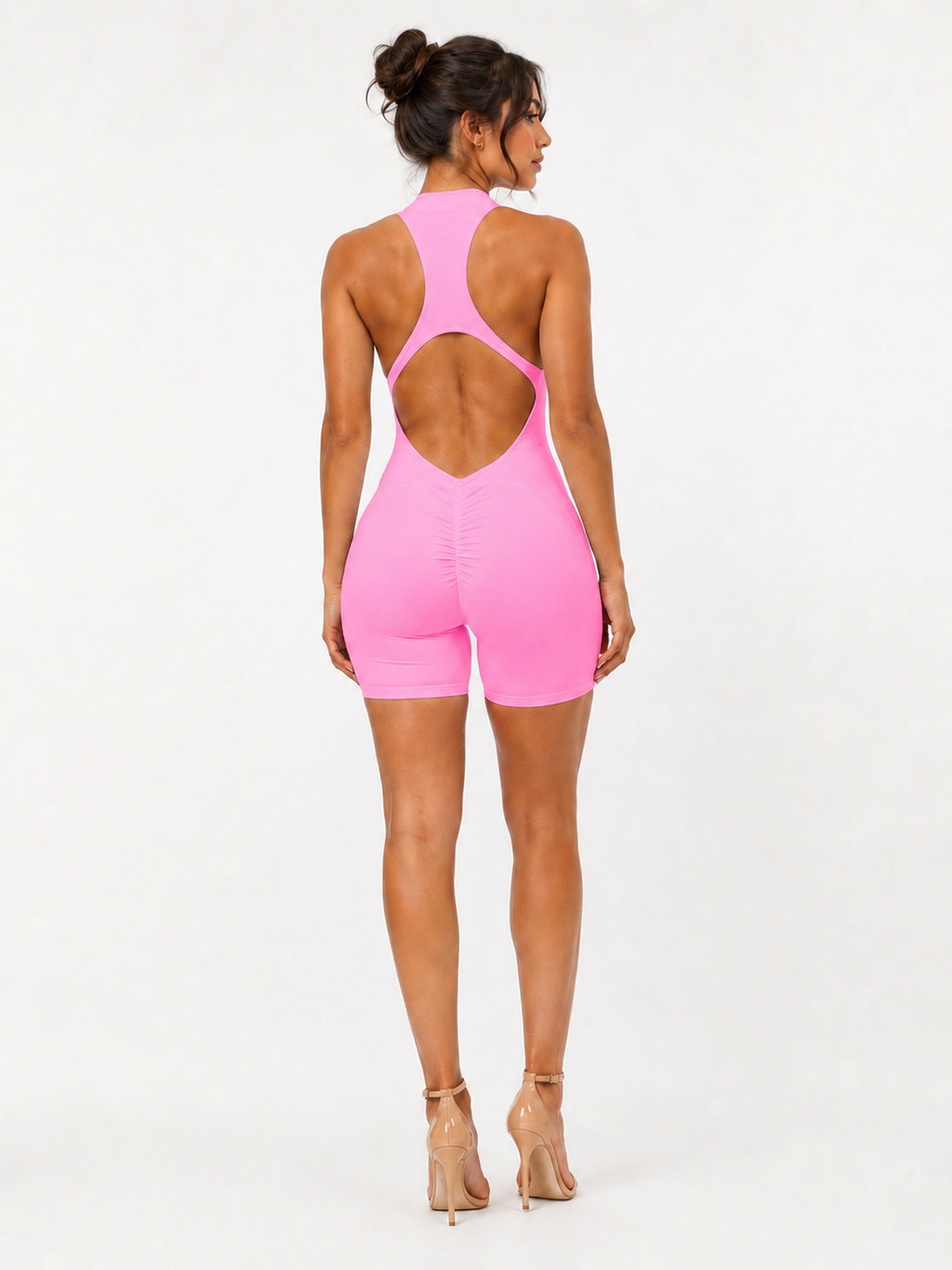 Combi-short Gainante dos nu - Rose