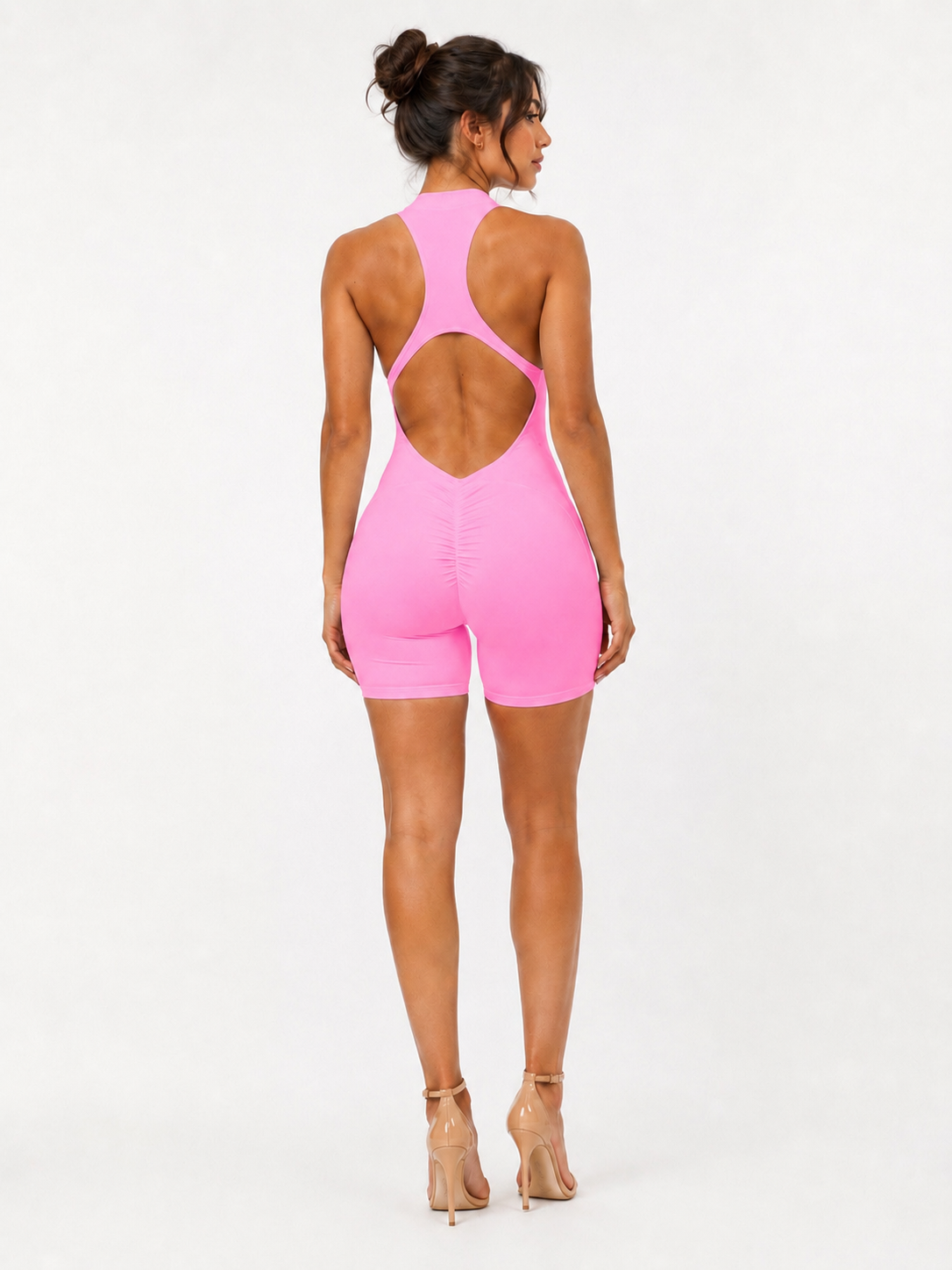 Combi-short Gainante dos nu - Rose