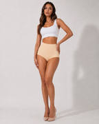 Shorty Taille Haute Gainant Effet Push-Up - Nude