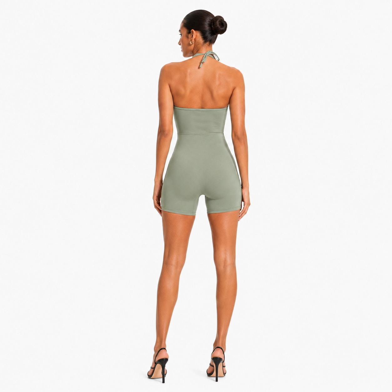 Combi-short Gainante Avec Coques intégrées - Vert