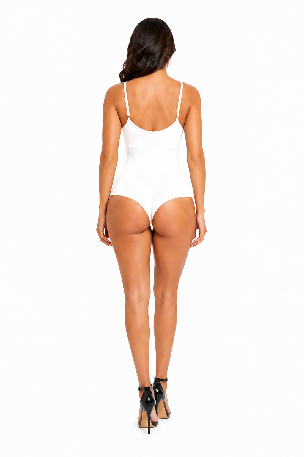 Body Gainant Seamless à Bretelles - Blanc