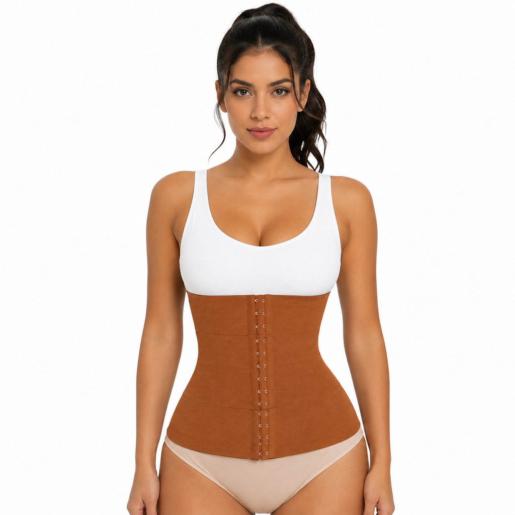Ceinture Gainante ultra sculptante  - Marron