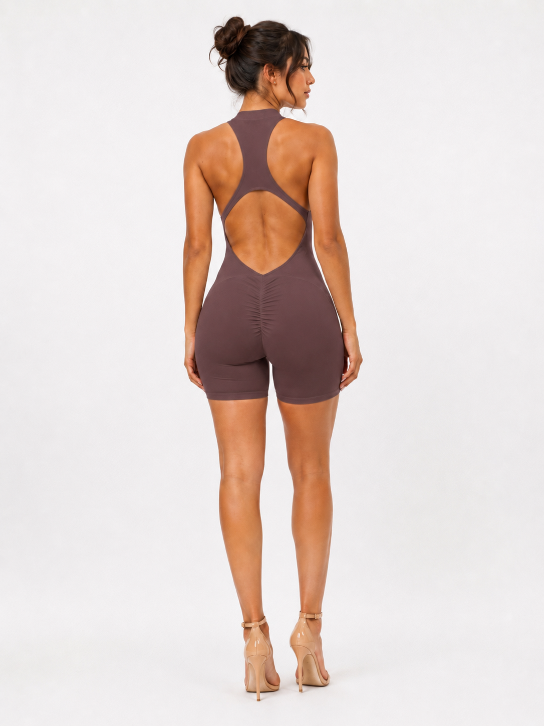 Combi-short Gainante dos nu - Marron