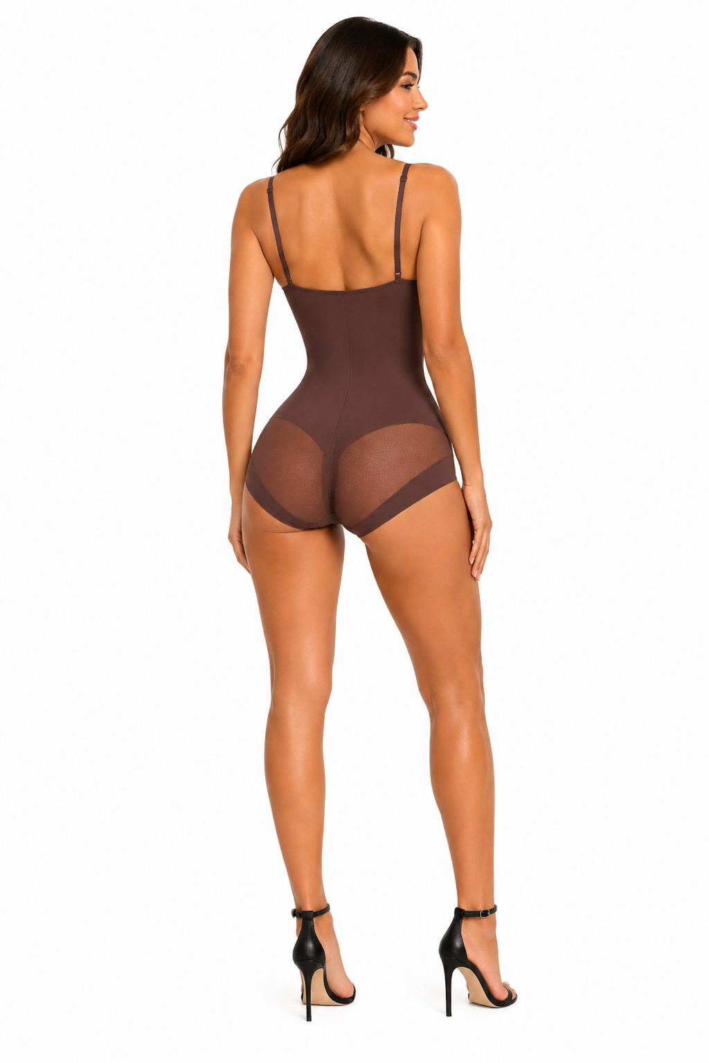 Body Shaper Seamless Gainant - Marron