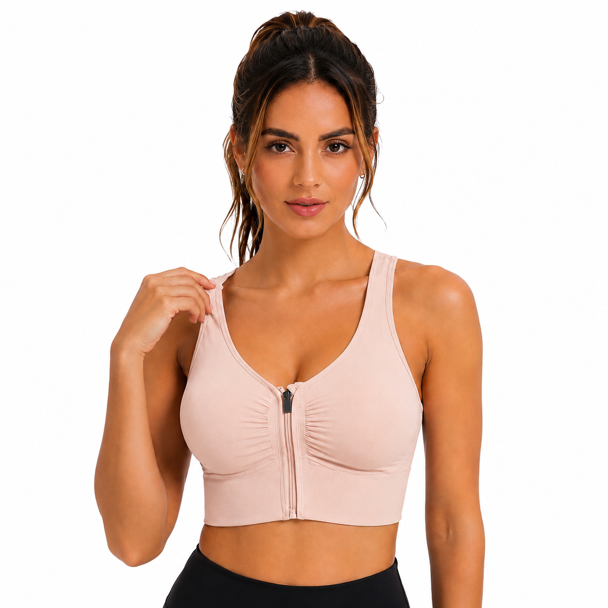Brassière Push Up Sans Armatures - Rose