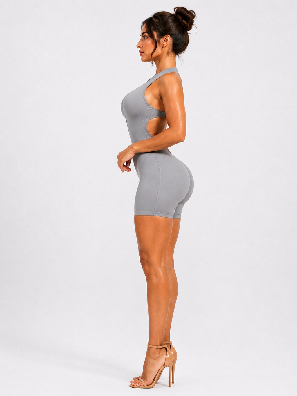 Combi-short Gainante dos nu - Gris