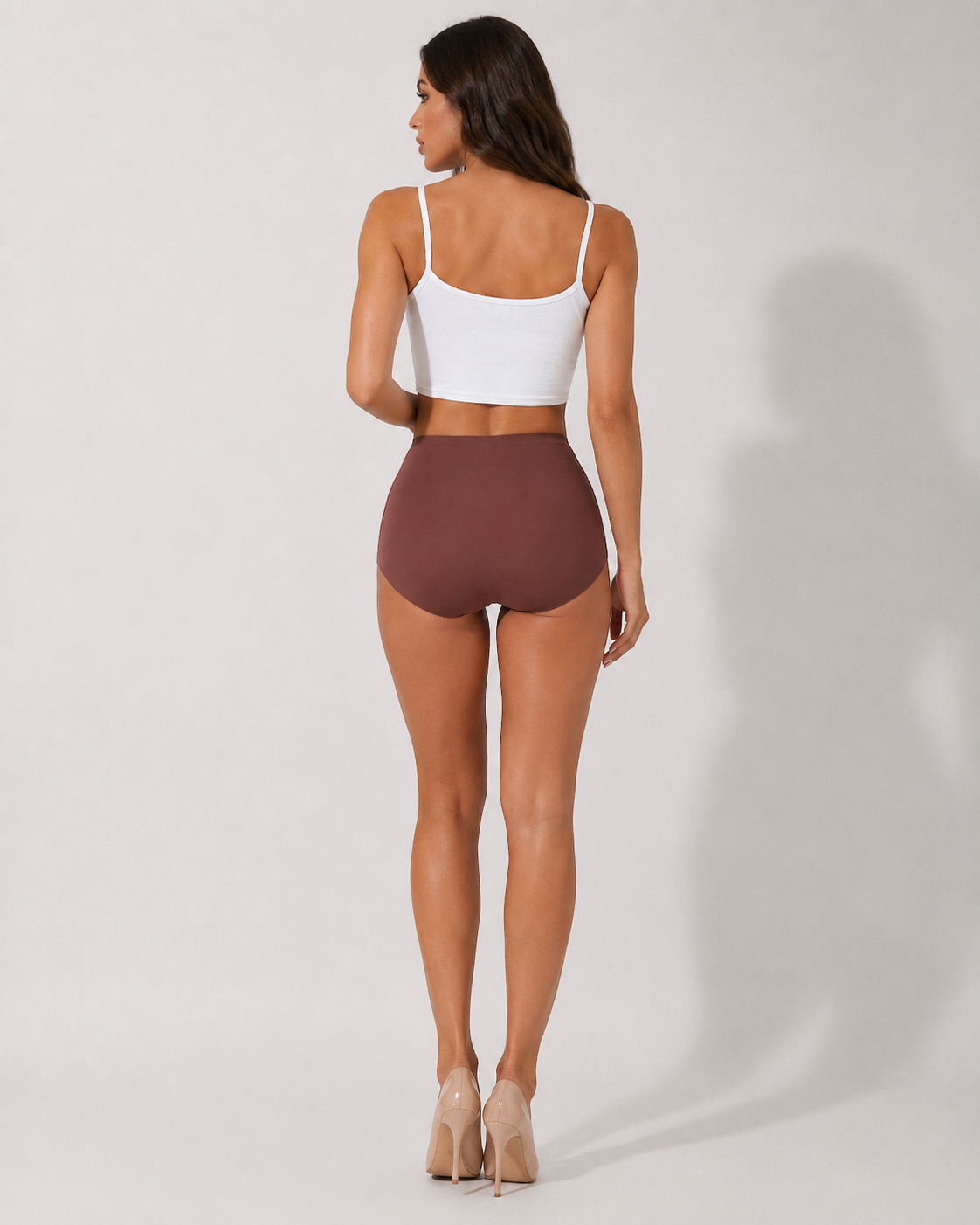 Shorty Taille Haute Gainant Effet Push-Up
