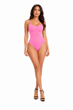 Body Gainant Seamless à Bretelles - Rose