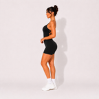 Combi-short Gainante Dos Nus- Noir