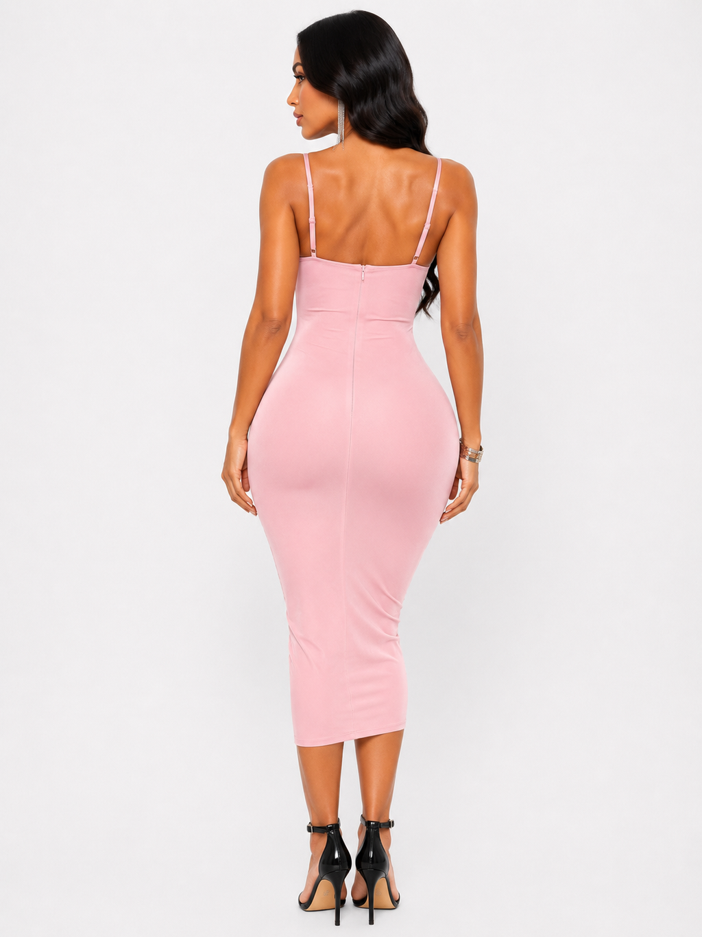 Robe Sculptante Dos Nu - Rose