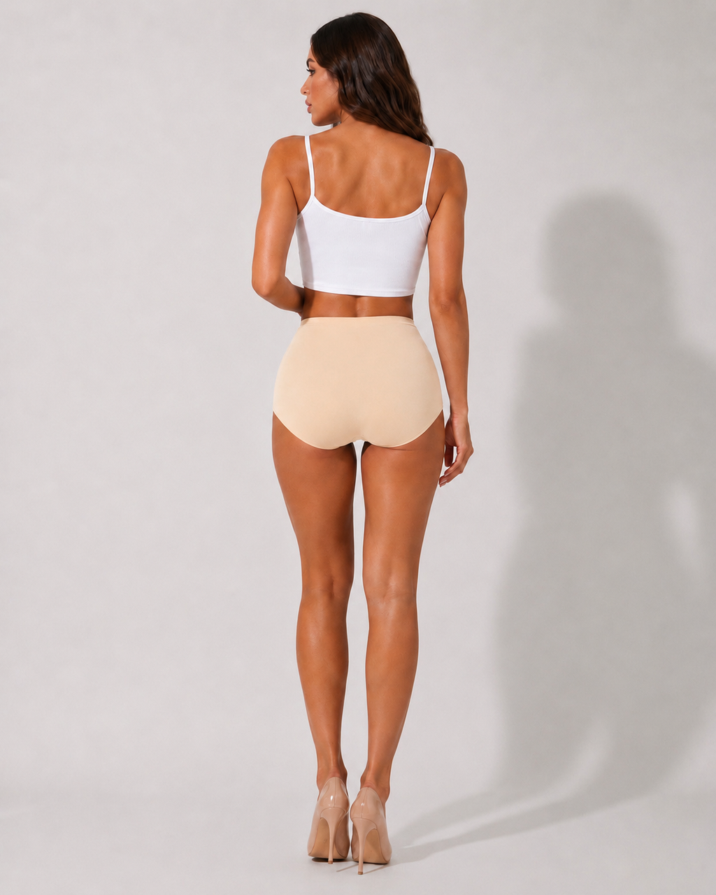Shorty Taille Haute Gainant Effet Push-Up