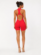 Combi-short Gainante dos nu - Rouge