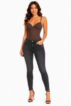 Body Shaper Seamless Gainant - Marron