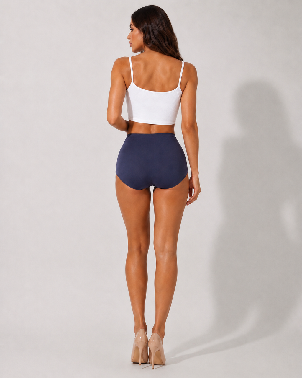 Shorty Taille Haute Gainant Effet Push-Up