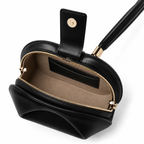 Sac À Main Bourse En Cuir - Noir