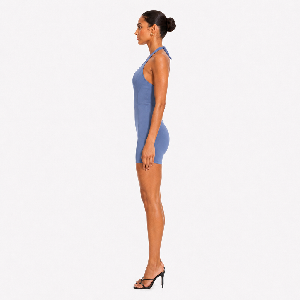 Combi-short Gainante Avec Coques intégrées - Ardoise