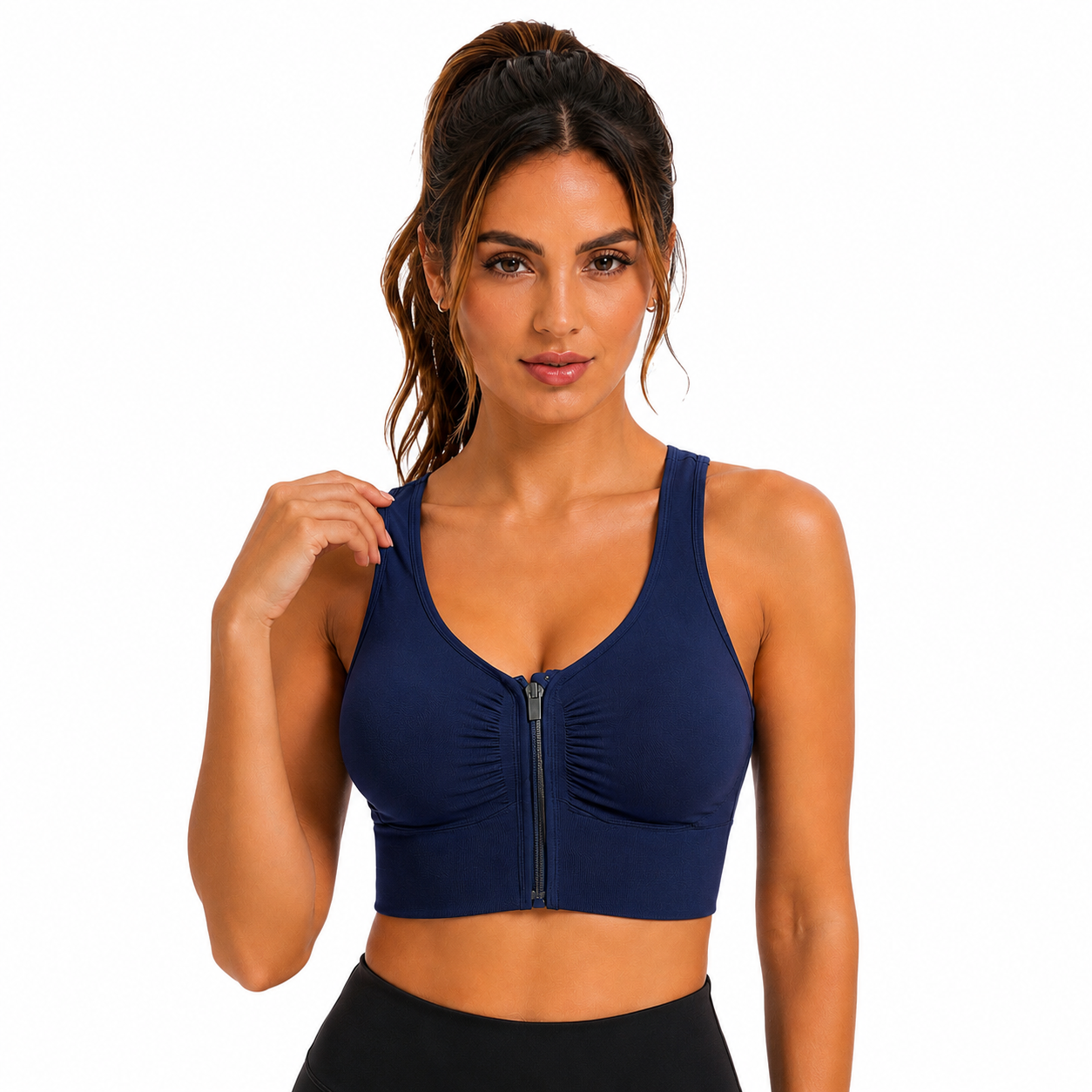 Brassière Push Up Sans Armatures - Bleu