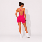 Combi-short Gainante Dos Nus- Rose