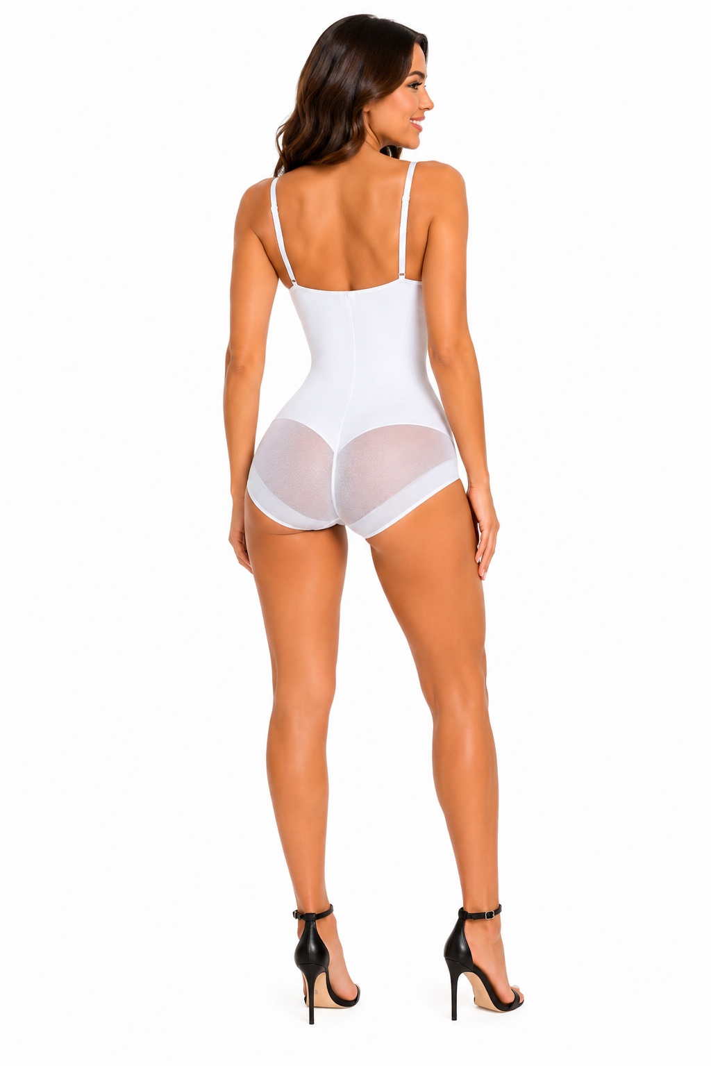 Body Shaper Seamless Gainant - Blanc